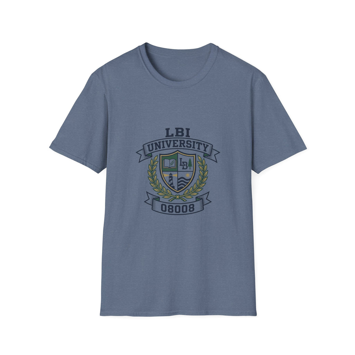 LBI UNIVERSITY 08008 T‑Shirt Trademarked