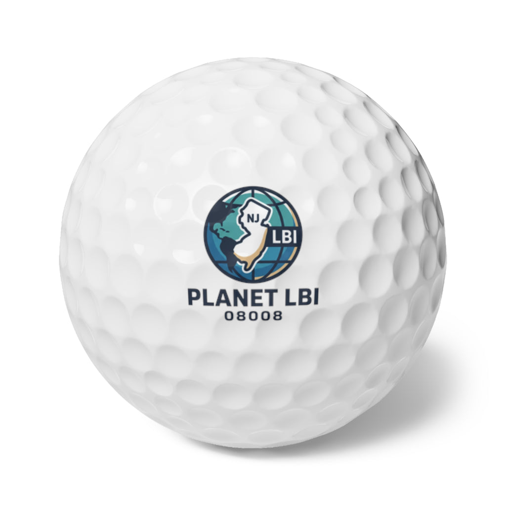 PLANET LBI Golf Balls, 6pcs