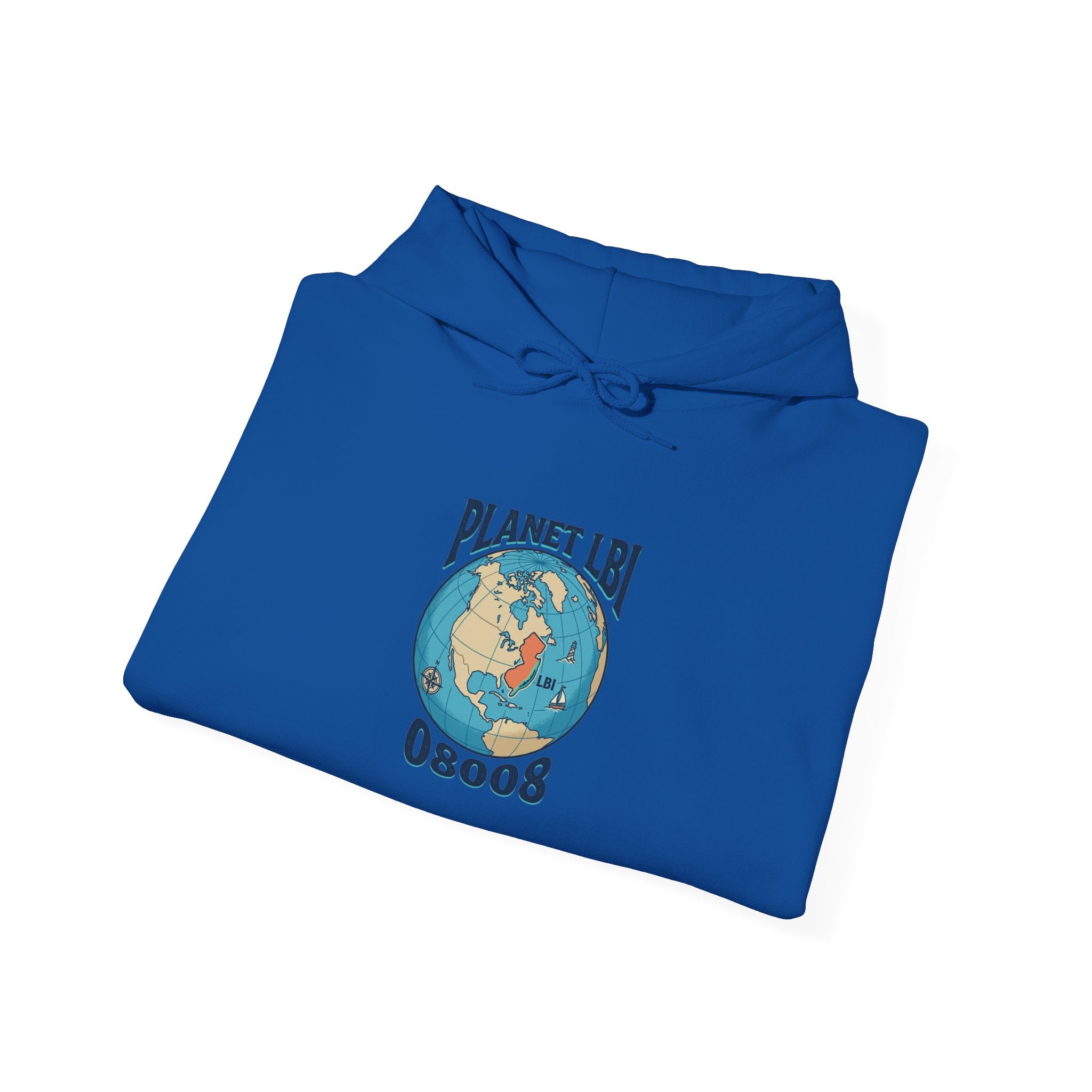 Planet LBI Hoodie with 08008 NJ
