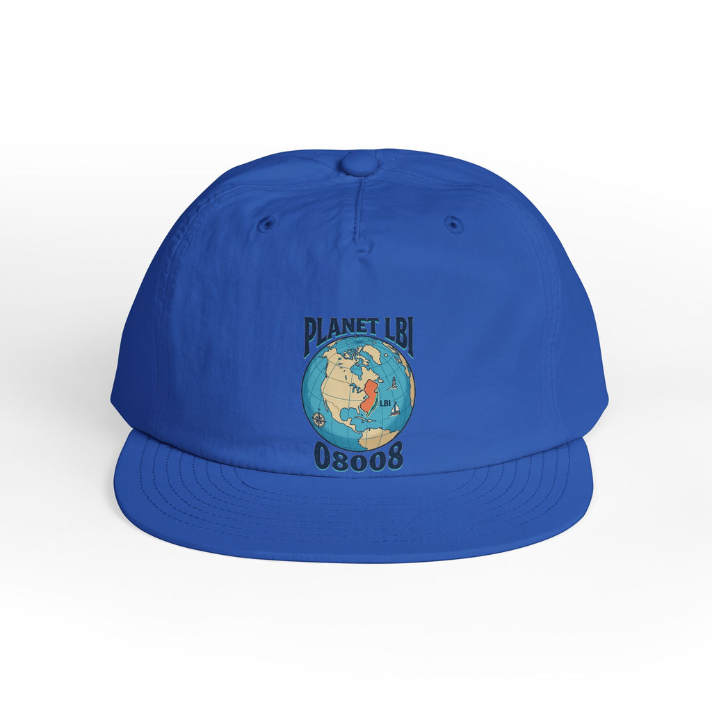 Planet LBI 08008 NJ Embroidered Globe Baseball Hat