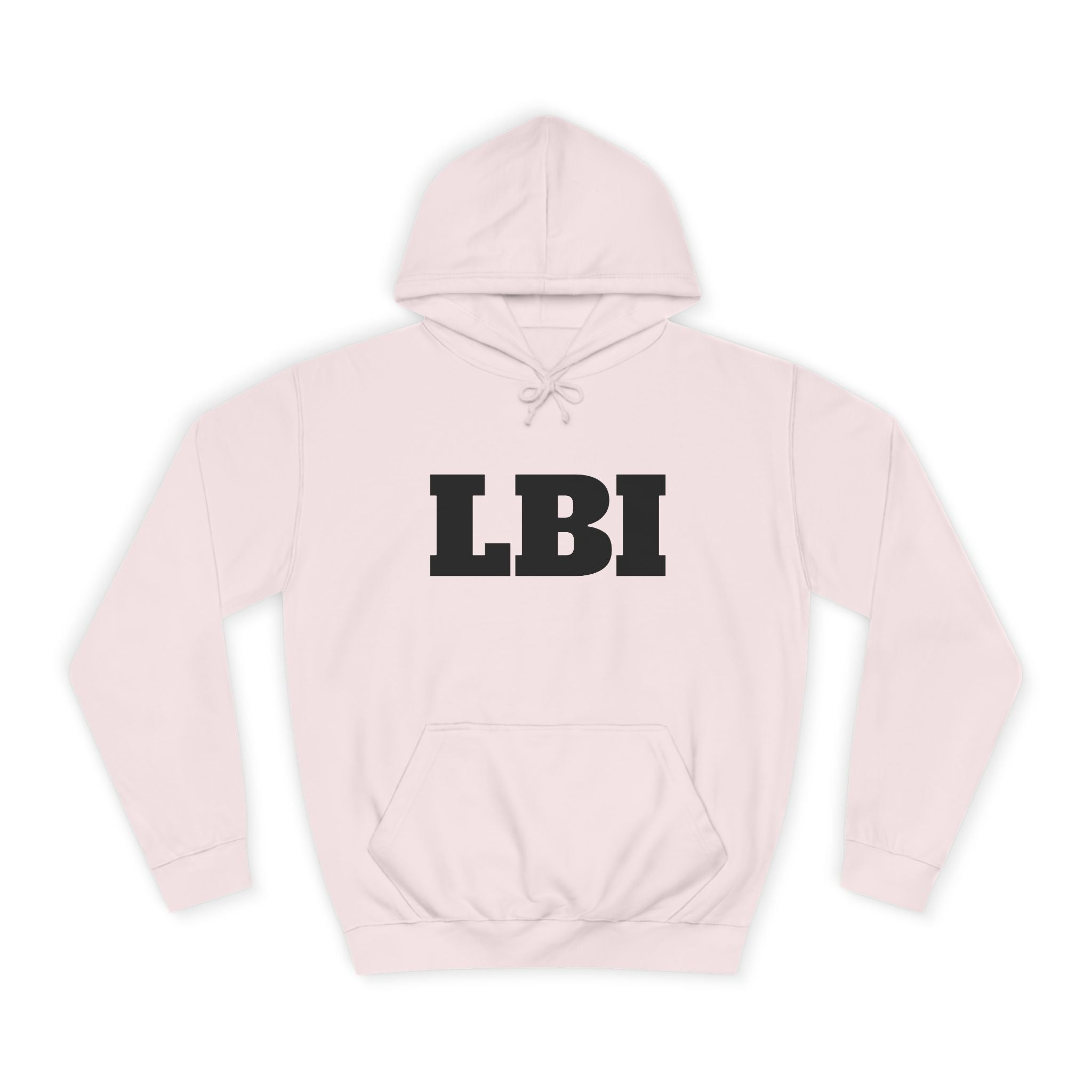LBI College Hoodie — Classic Campus Lettering Pullover