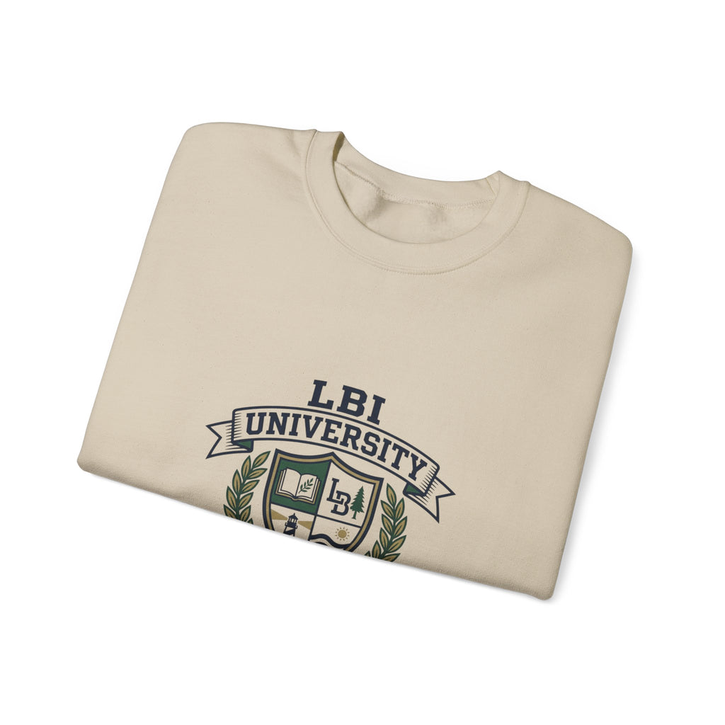 Trademarked: LBI UNIVERSITY Crewneck Sweatshirt