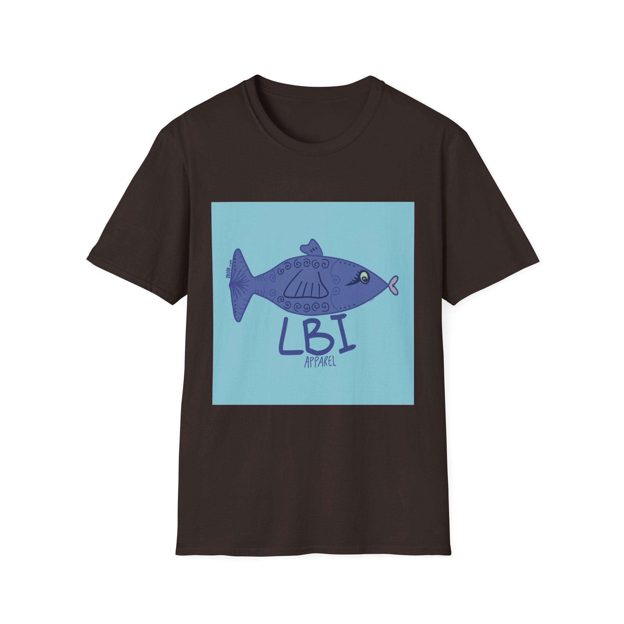 LBI Apparel T-Shirt — Beachy Fish Graphic Tee (a)
