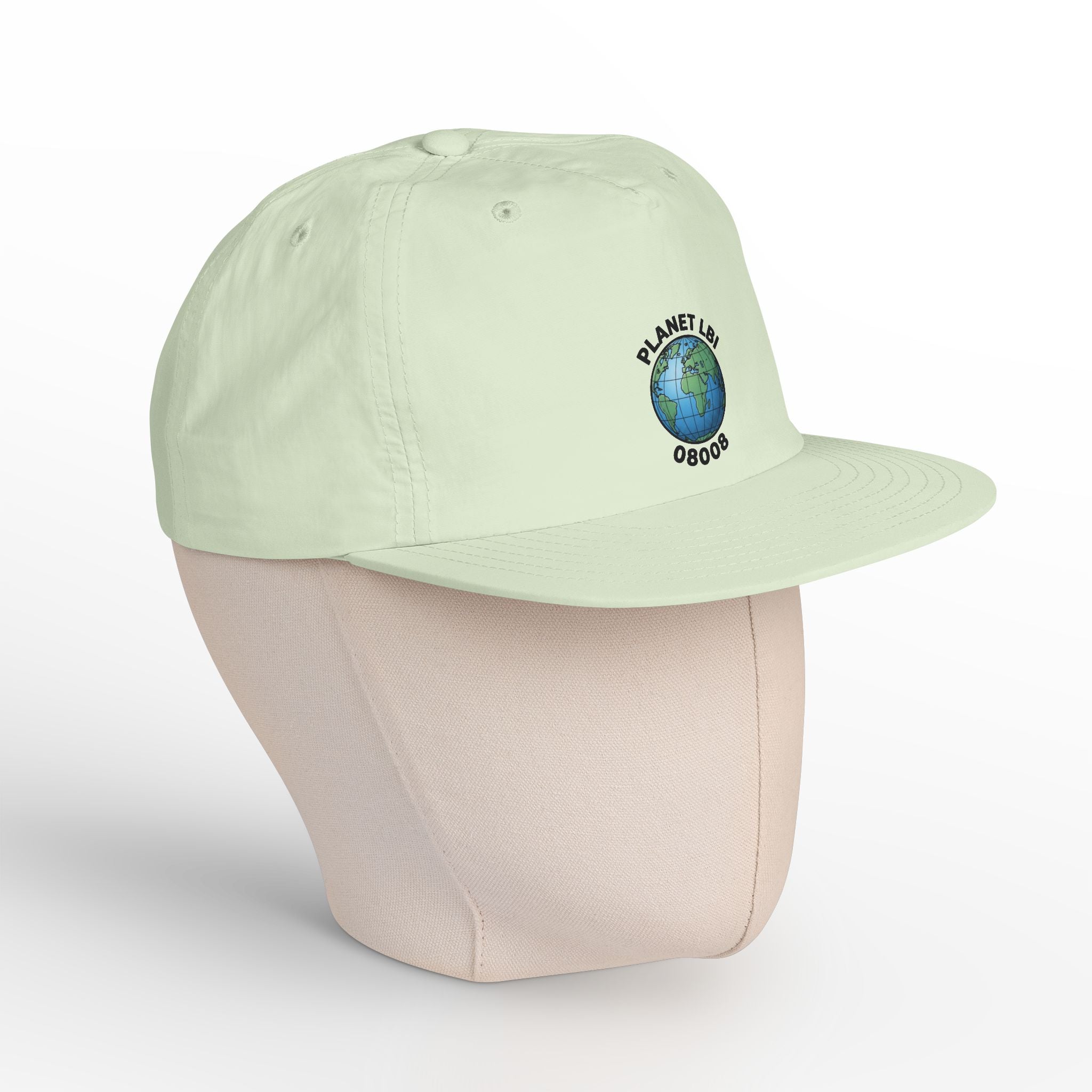 Surf Cap — 'Planet LBI ' Embroidered Globe Baseball Hat