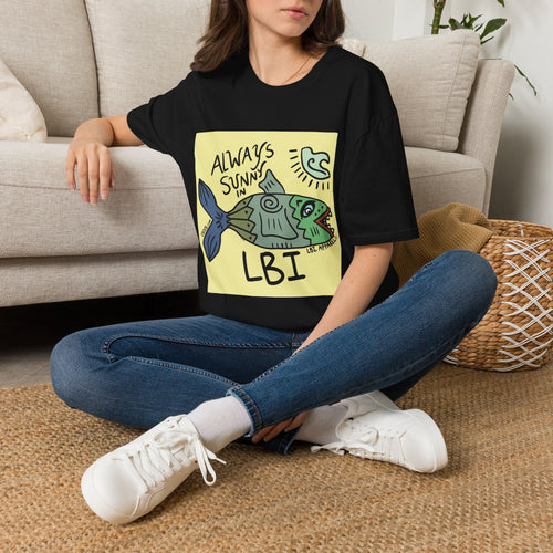 Always Sunny in LBI T-Shirt — Beachy Fish Graphic Tee