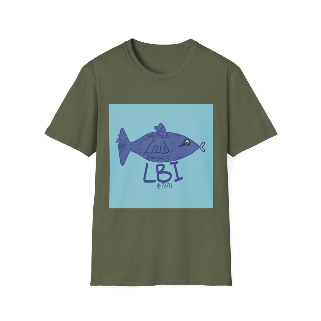 LBI Apparel T-Shirt — Beachy Fish Graphic Tee (a)