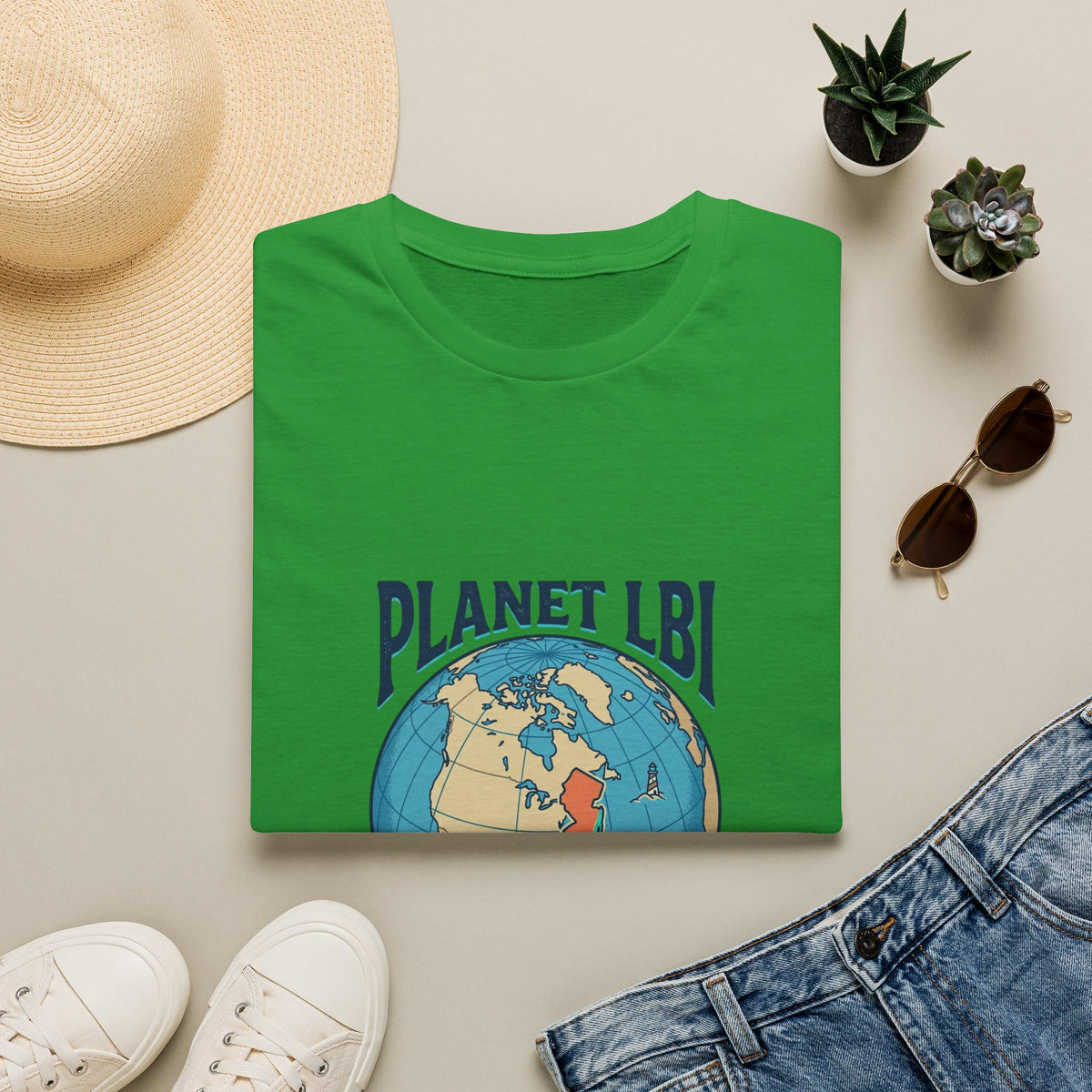 PLANET LBI 08008 NJ Trademarked T‑Shirt