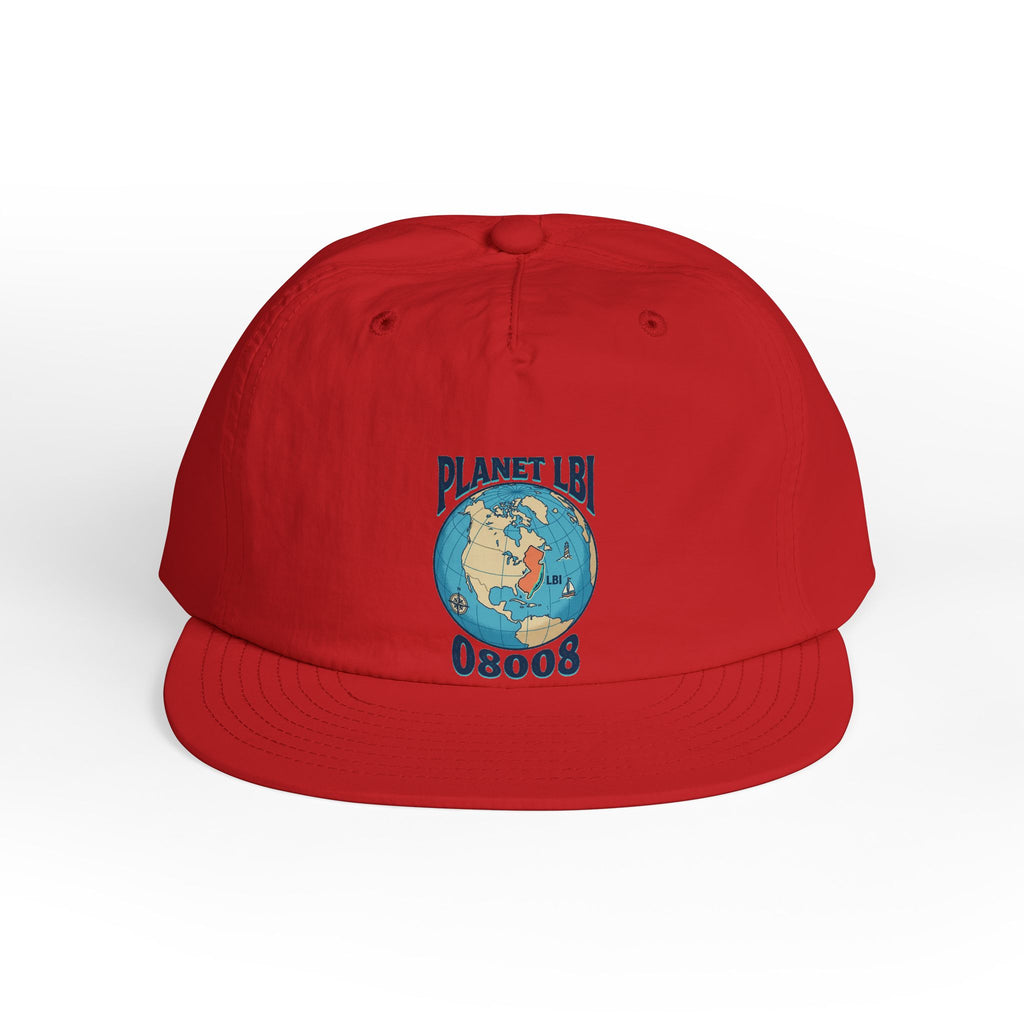 Planet LBI 08008 NJ Embroidered Globe Baseball Hat