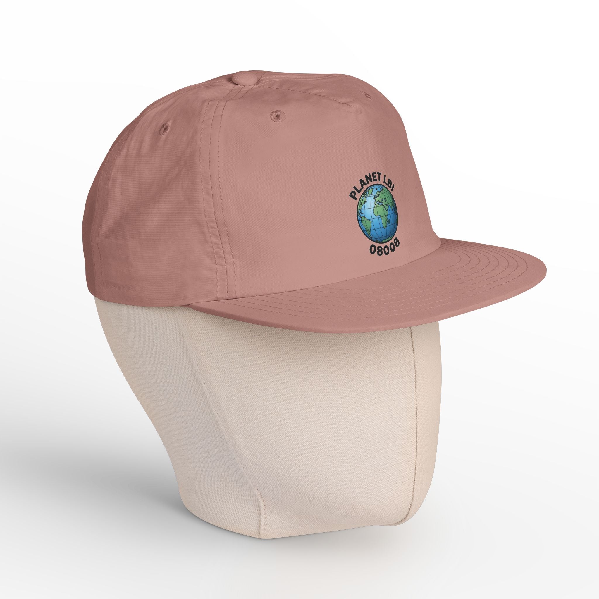 Surf Cap — 'Planet LBI ' Embroidered Globe Baseball Hat