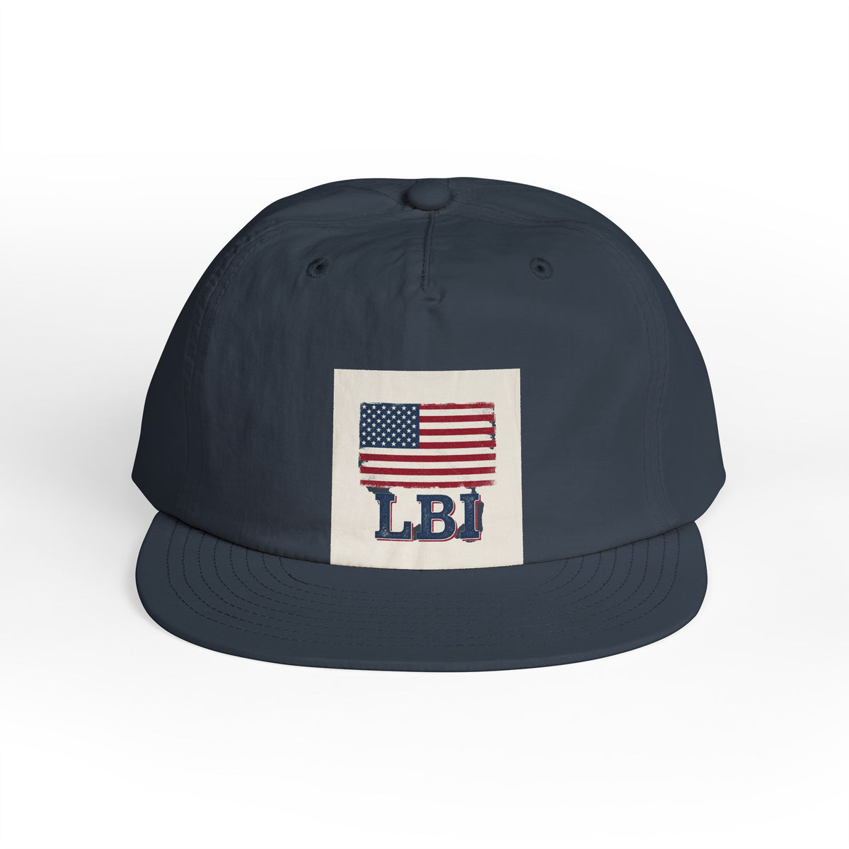 AMERICAN FLAG LBI  Embroidered Globe Baseball Hat