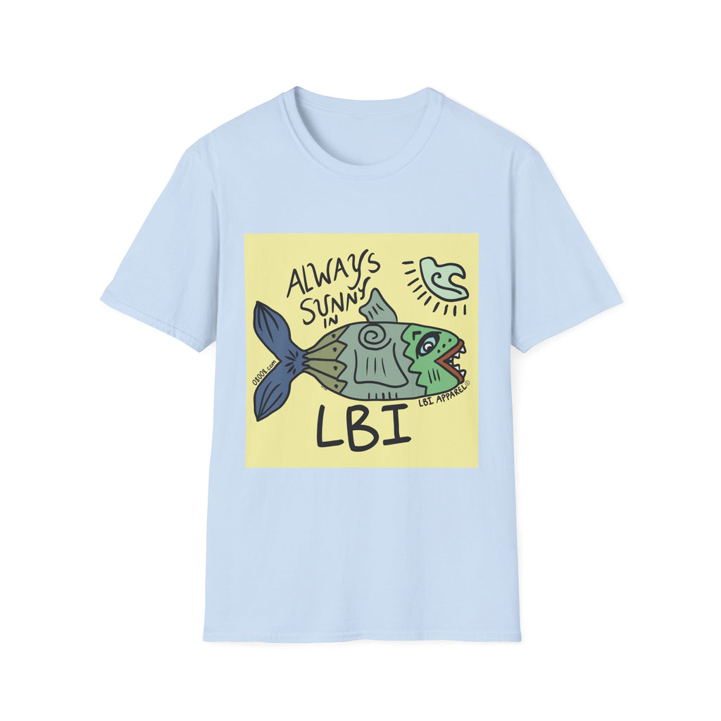 Always Sunny in LBI T-Shirt — Beachy Fish Graphic Tee