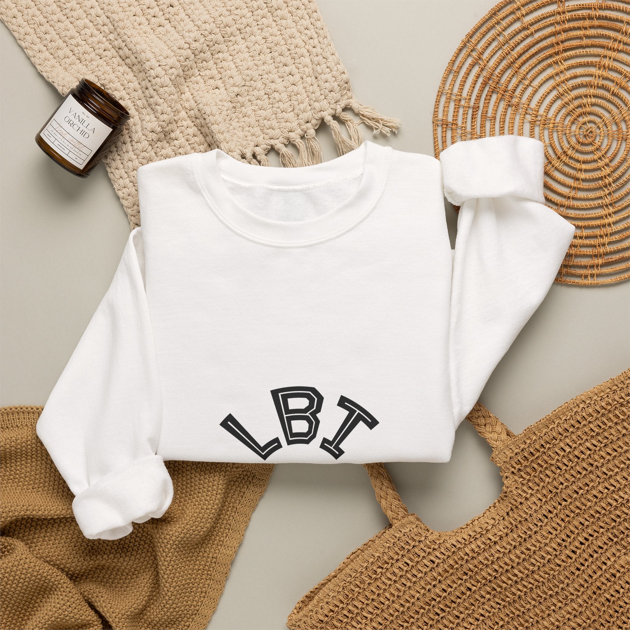 Trademarked: LBI UNIVERSITY Crewneck Sweatshirt