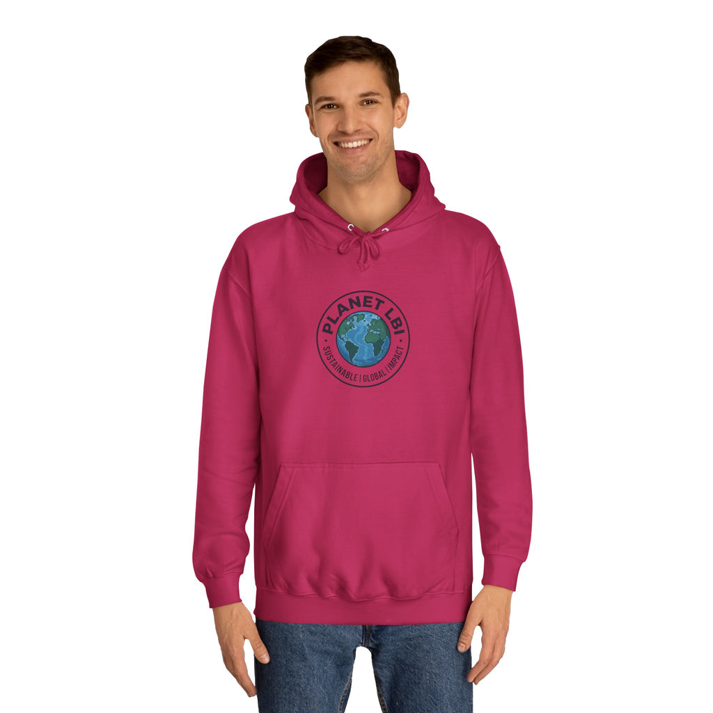Planet LBI Hoodie — Earth Graphic Eco-Friendly Sweatshirt