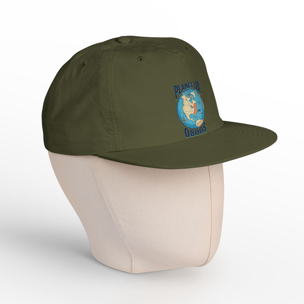 Planet LBI 08008 NJ Embroidered Globe Baseball Hat