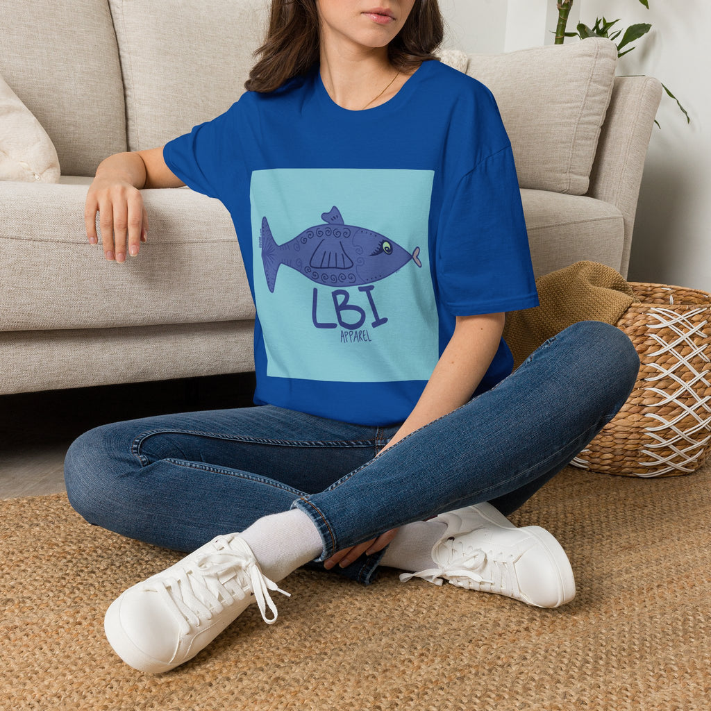 LBI Apparel T-Shirt — Beachy Fish Graphic Tee (a)