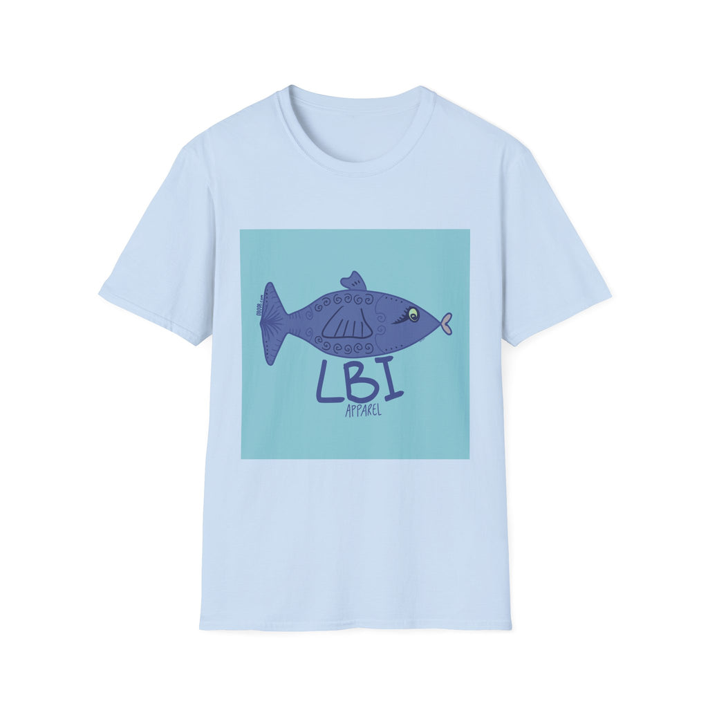 LBI Apparel T-Shirt — Beachy Fish Graphic Tee (a)