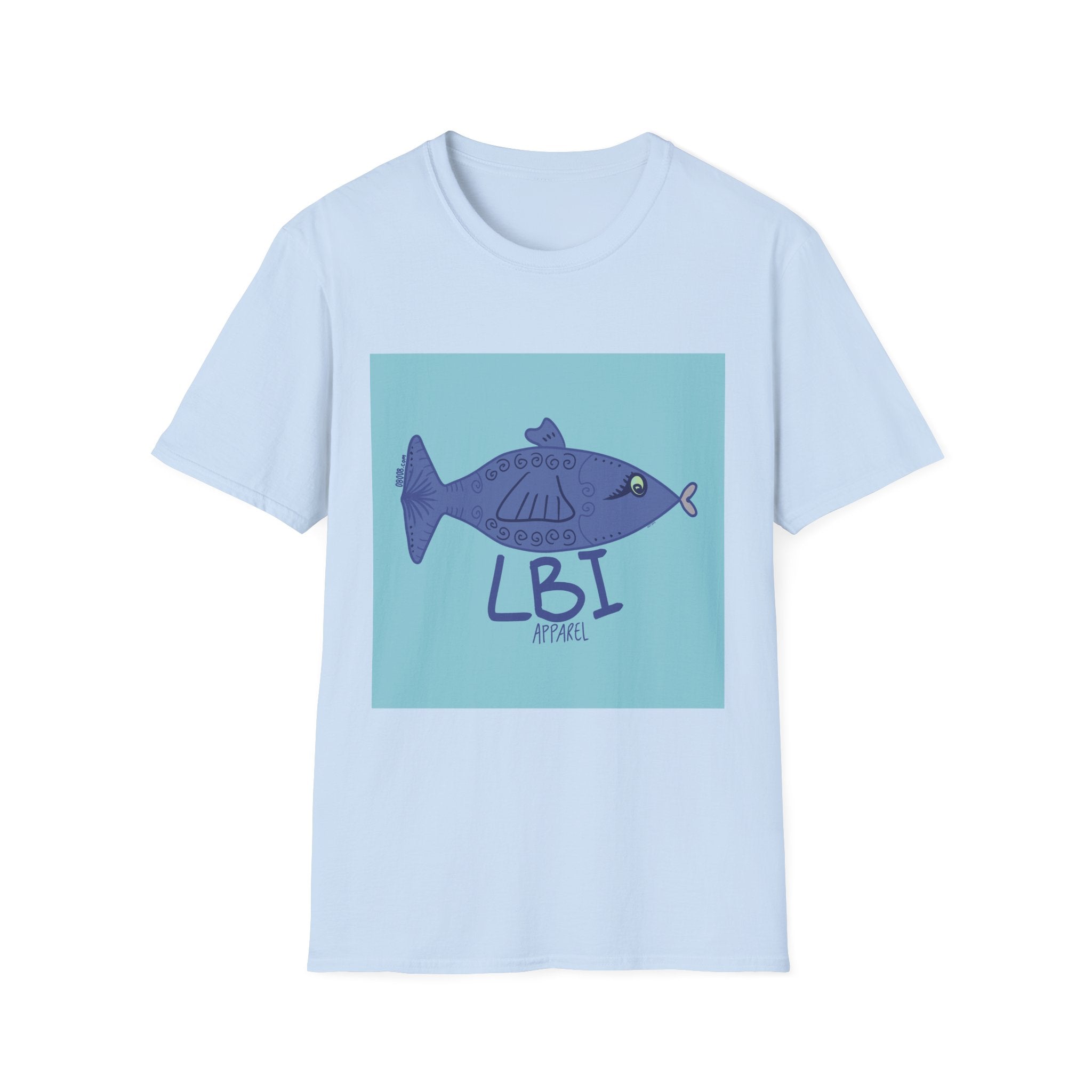 LBI Apparel T-Shirt — Beachy Fish Graphic Tee (a)