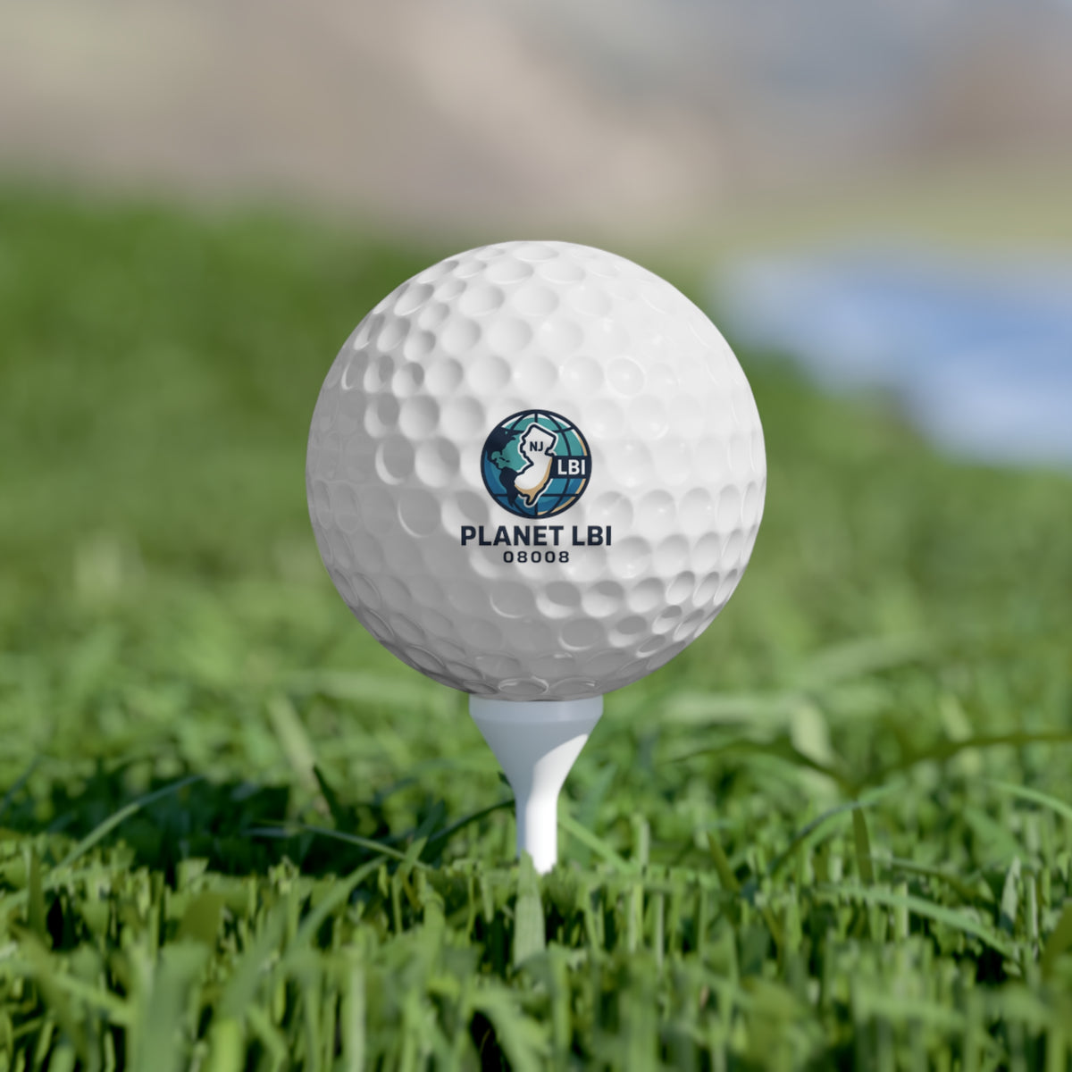 PLANET LBI Golf Balls, 6pcs