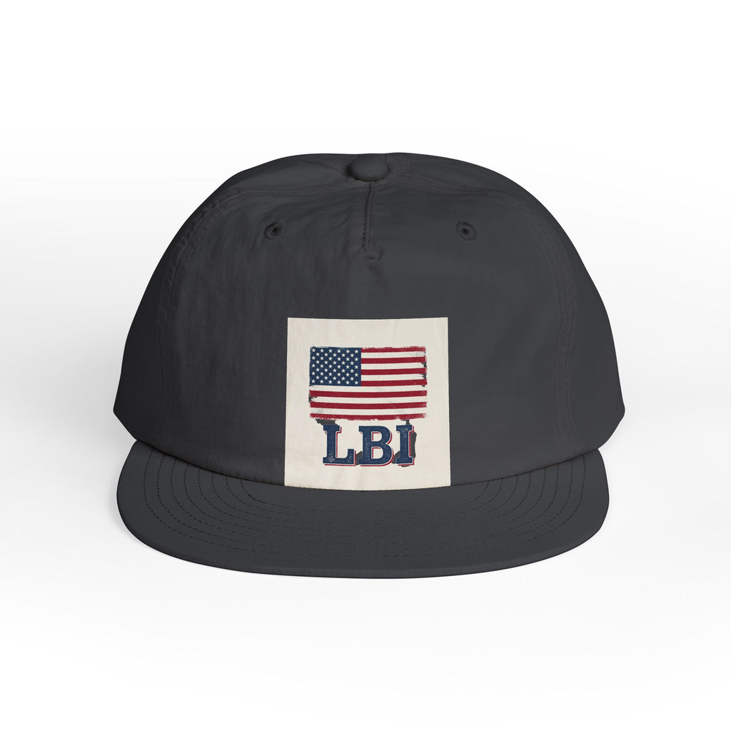 AMERICAN FLAG LBI  Embroidered Globe Baseball Hat