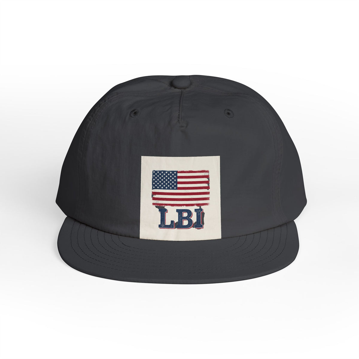 AMERICAN FLAG LBI  Embroidered Globe Baseball Hat