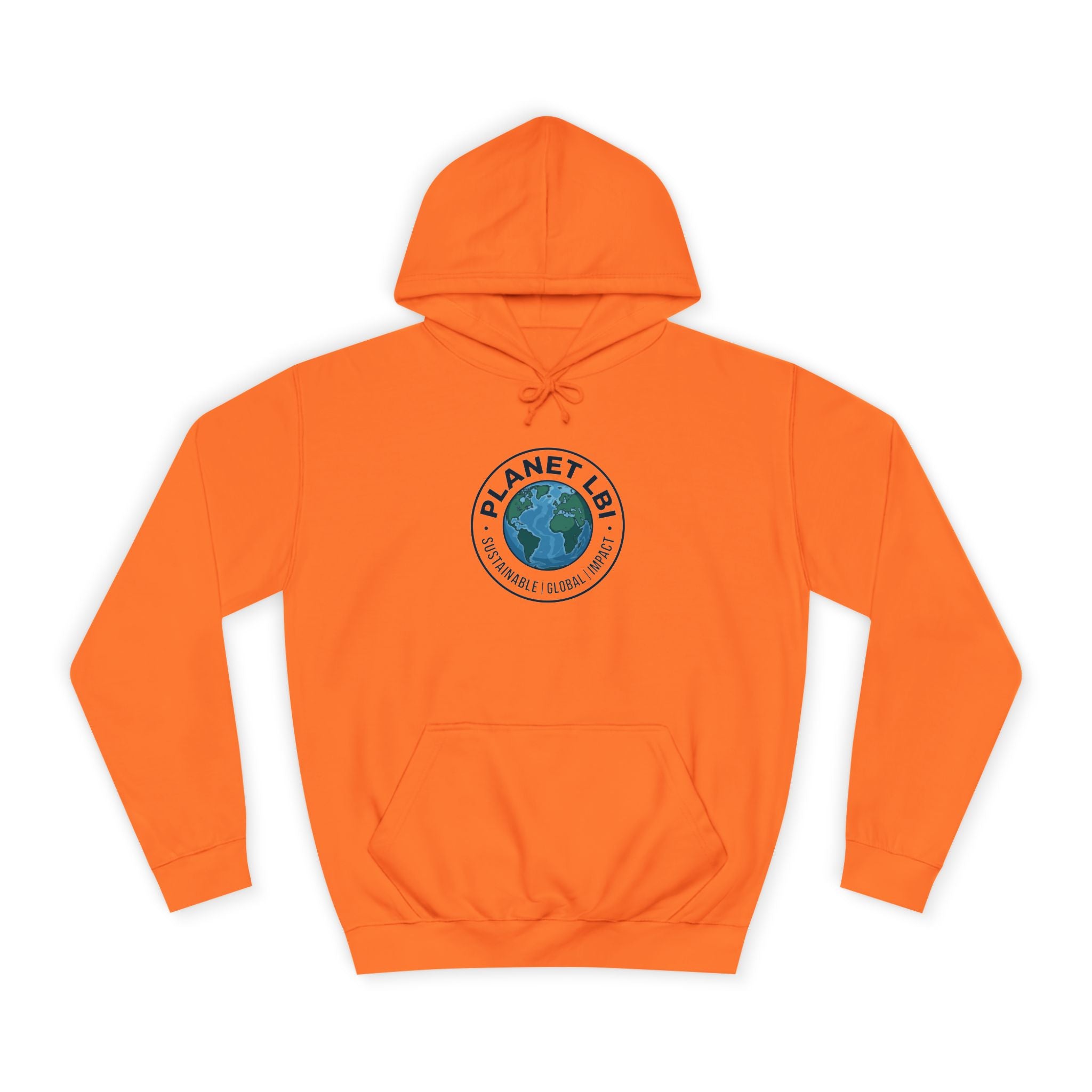 Planet LBI Hoodie — Earth Graphic Eco-Friendly Sweatshirt
