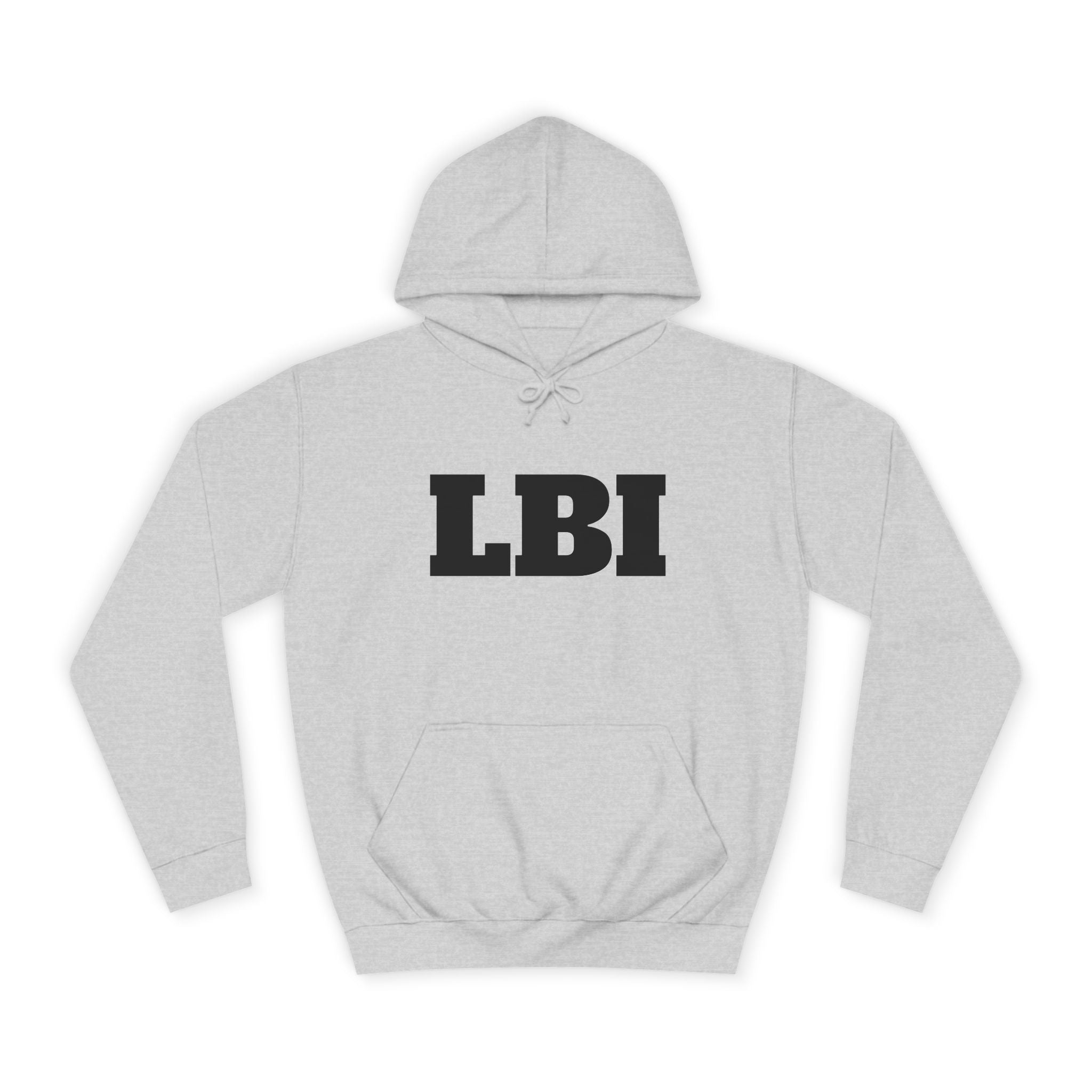 LBI College Hoodie — Classic Campus Lettering Pullover