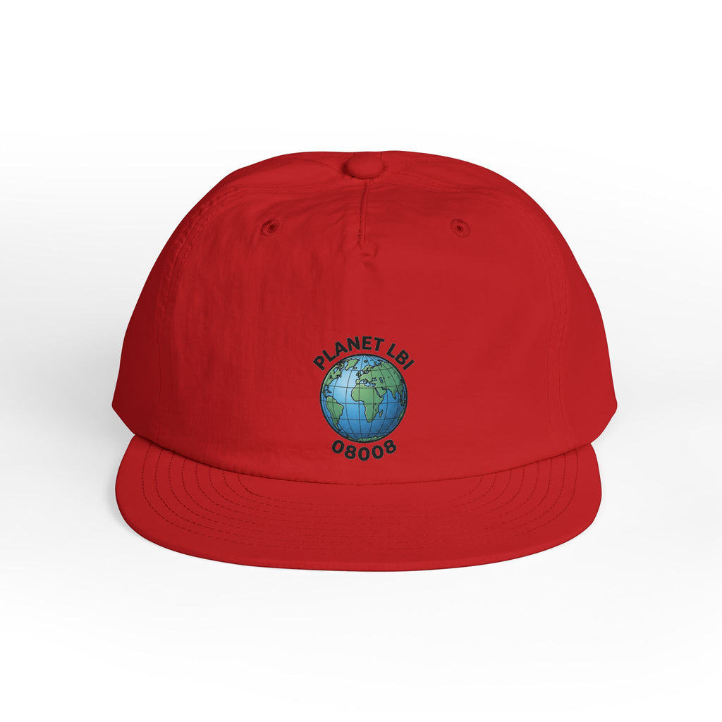 Surf Cap — 'Planet LBI ' Embroidered Globe Baseball Hat