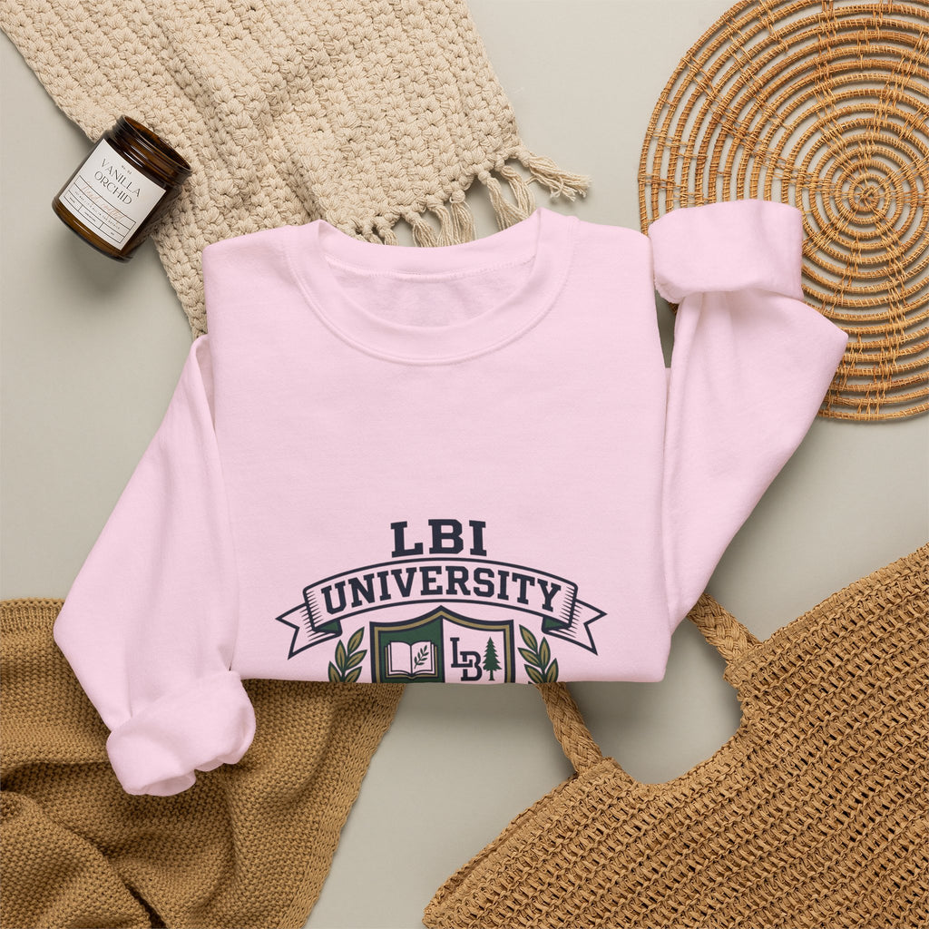 Trademarked: LBI UNIVERSITY Crewneck Sweatshirt