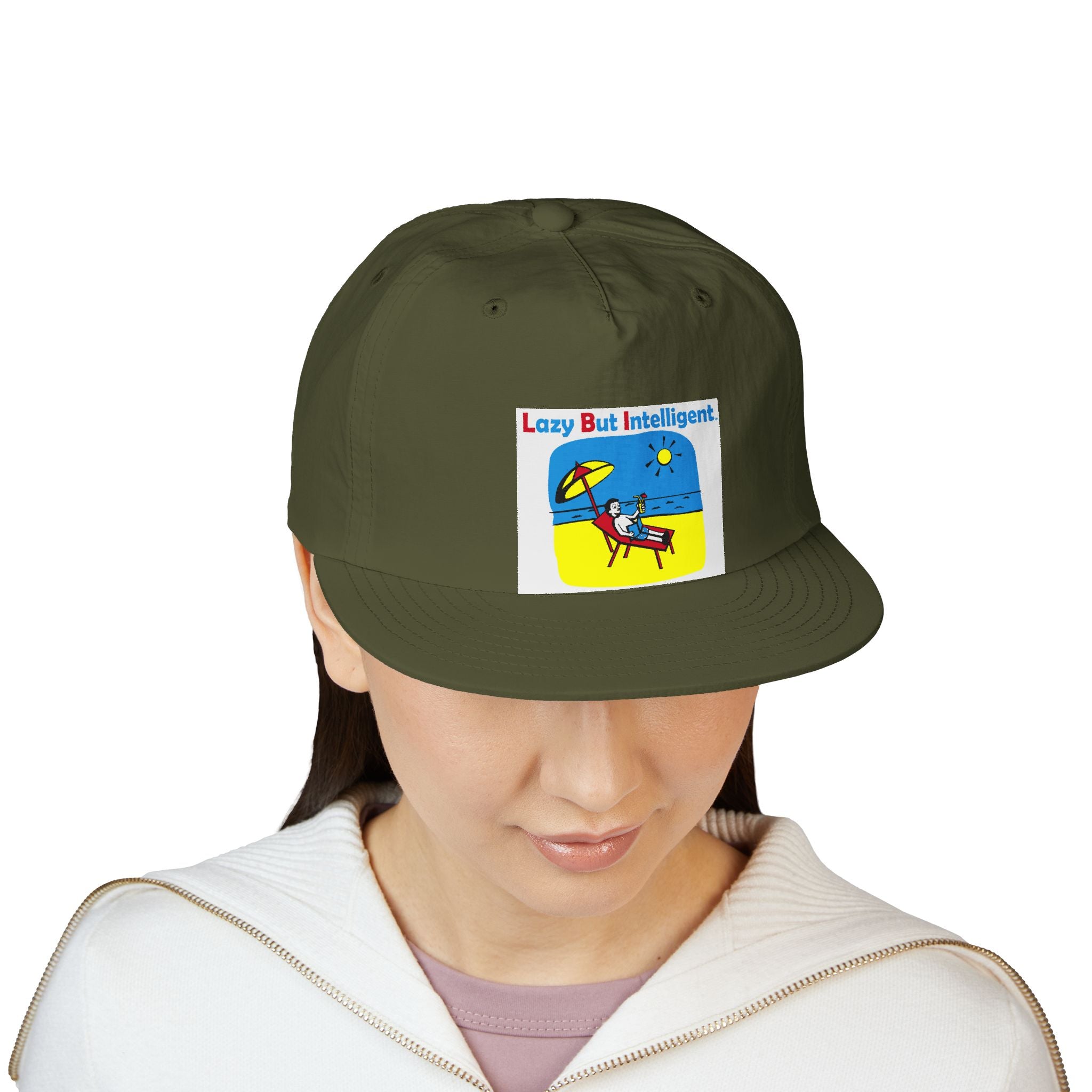 LAZY BUT INTELLIGENT (TM) Surf Cap