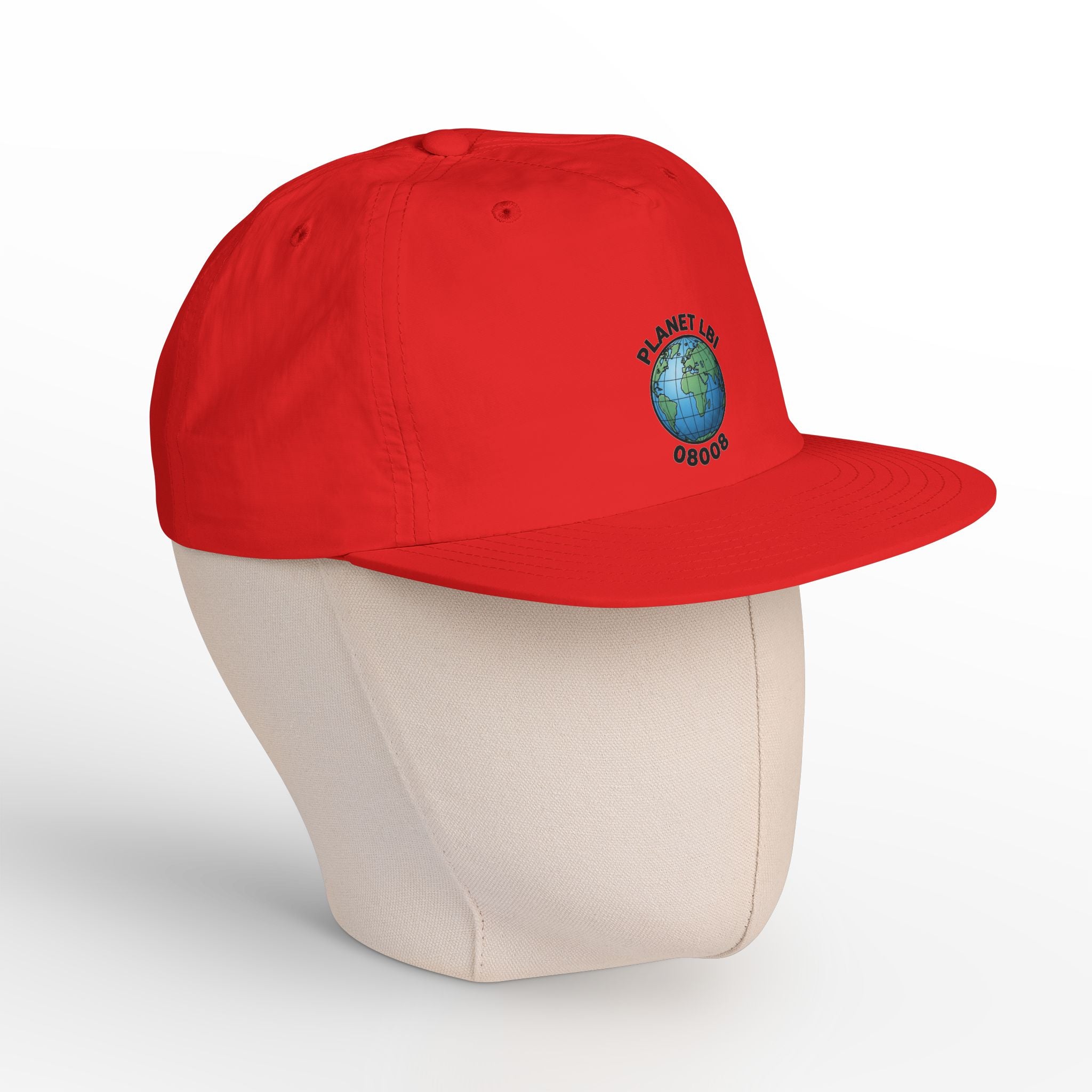 Surf Cap — 'Planet LBI ' Embroidered Globe Baseball Hat
