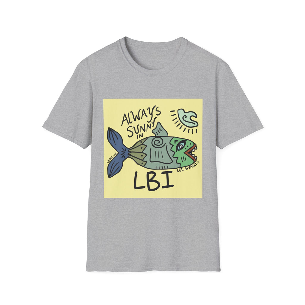 Always Sunny in LBI T-Shirt — Beachy Fish Graphic Tee