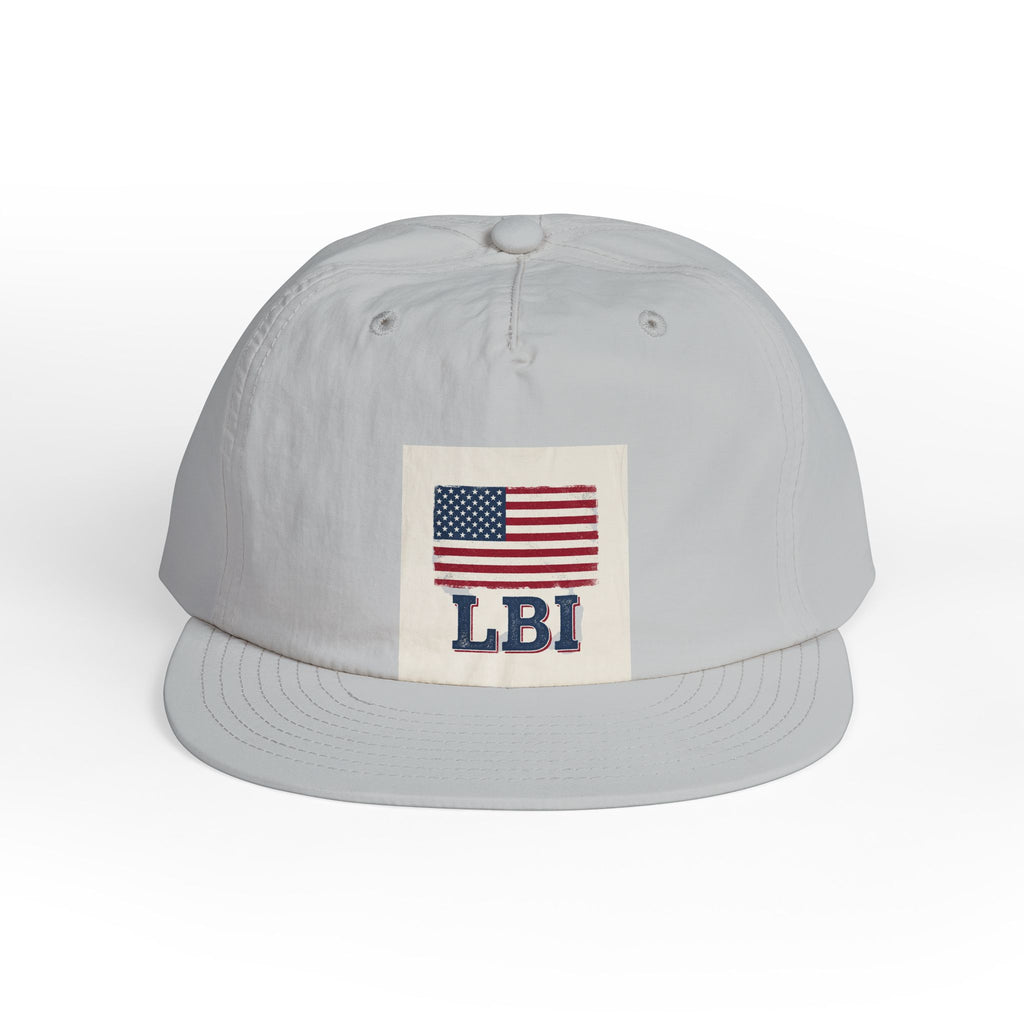 AMERICAN FLAG LBI  Embroidered Globe Baseball Hat