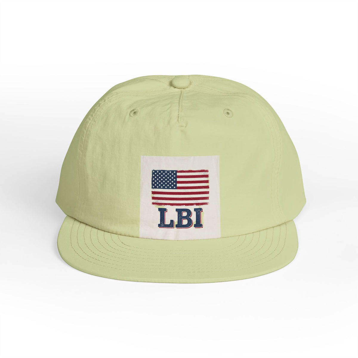 AMERICAN FLAG LBI  Embroidered Globe Baseball Hat