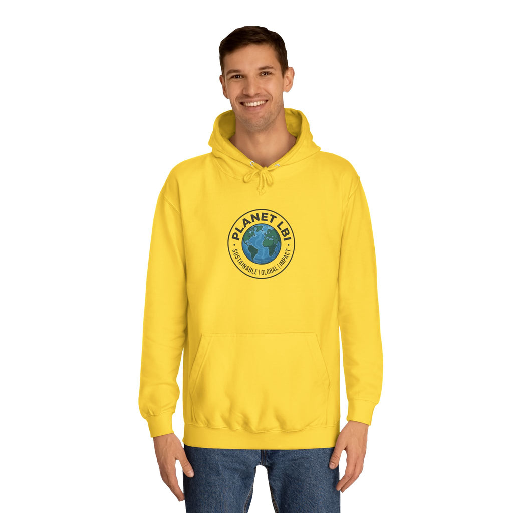 Planet LBI Hoodie — Earth Graphic Eco-Friendly Sweatshirt