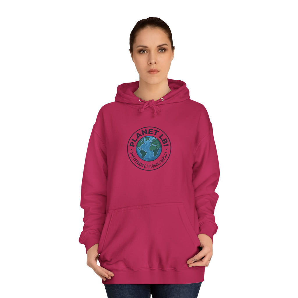 Planet LBI Hoodie — Earth Graphic Eco-Friendly Sweatshirt