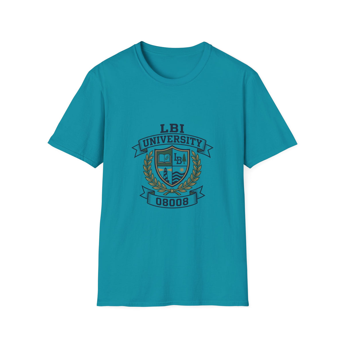 LBI UNIVERSITY 08008 T‑Shirt Trademarked