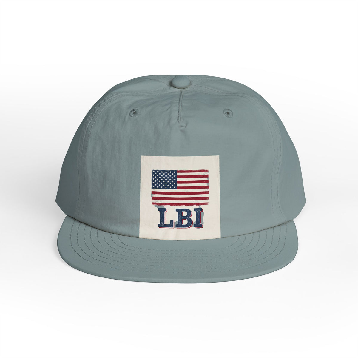 AMERICAN FLAG LBI  Embroidered Globe Baseball Hat