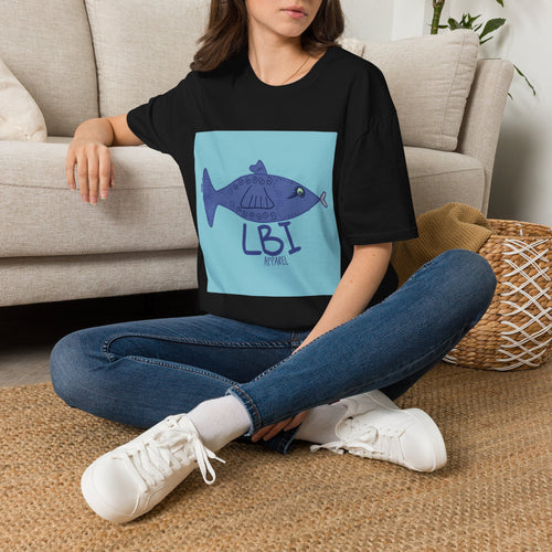 LBI Apparel T-Shirt — Beachy Fish Graphic Tee (a)