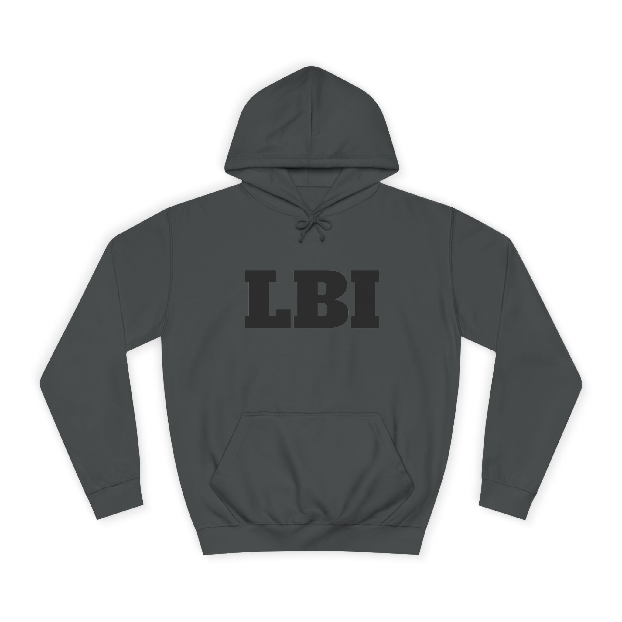 LBI College Hoodie — Classic Campus Lettering Pullover