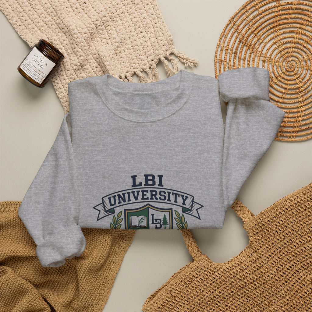 Trademarked: LBI UNIVERSITY Crewneck Sweatshirt