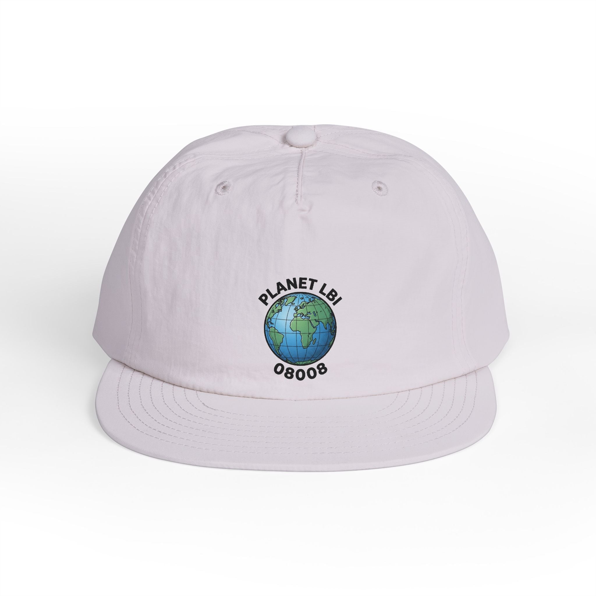 Surf Cap — 'Planet LBI ' Embroidered Globe Baseball Hat