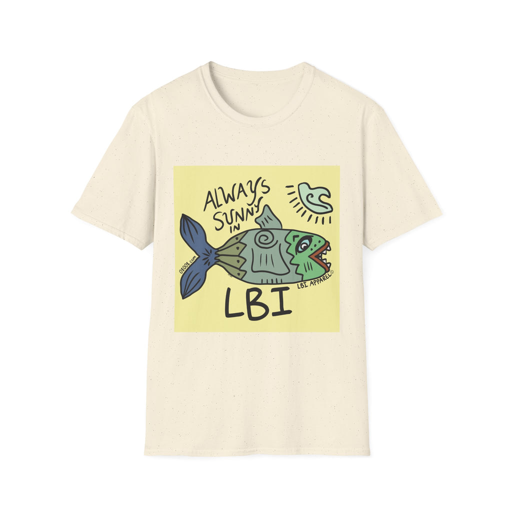 Always Sunny in LBI T-Shirt — Beachy Fish Graphic Tee