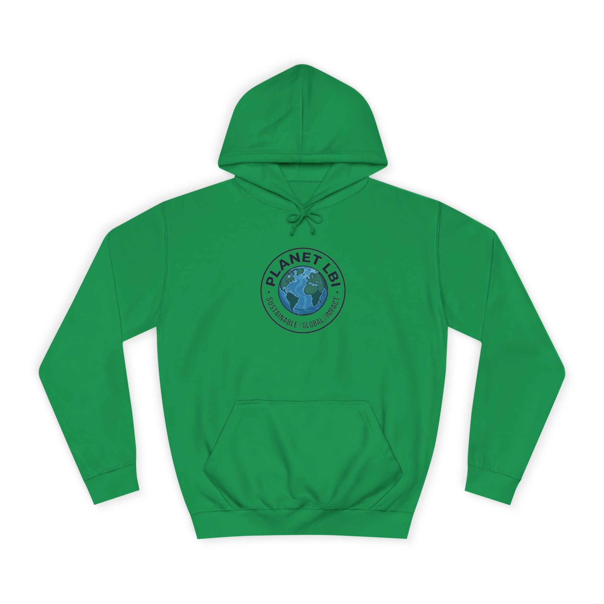 Planet LBI Hoodie — Earth Graphic Eco-Friendly Sweatshirt