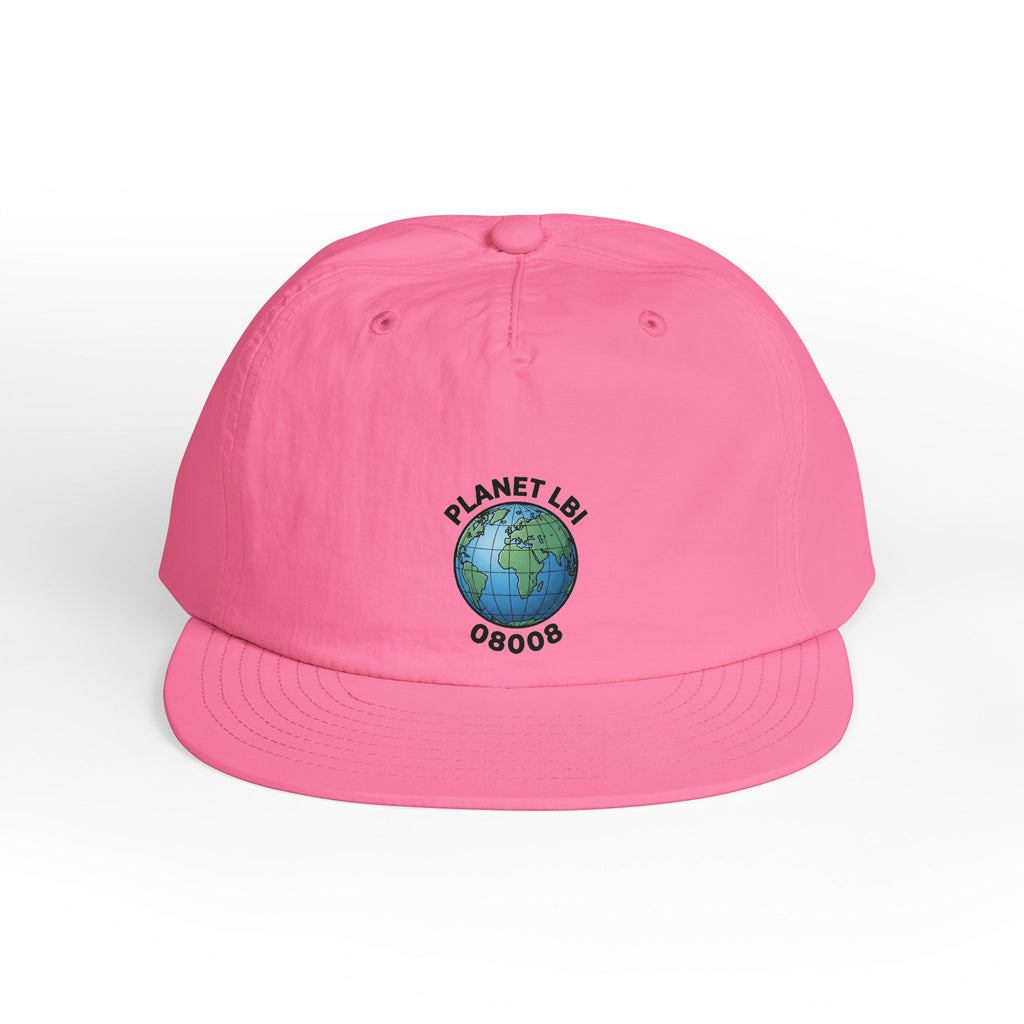 Surf Cap — 'Planet LBI ' Embroidered Globe Baseball Hat