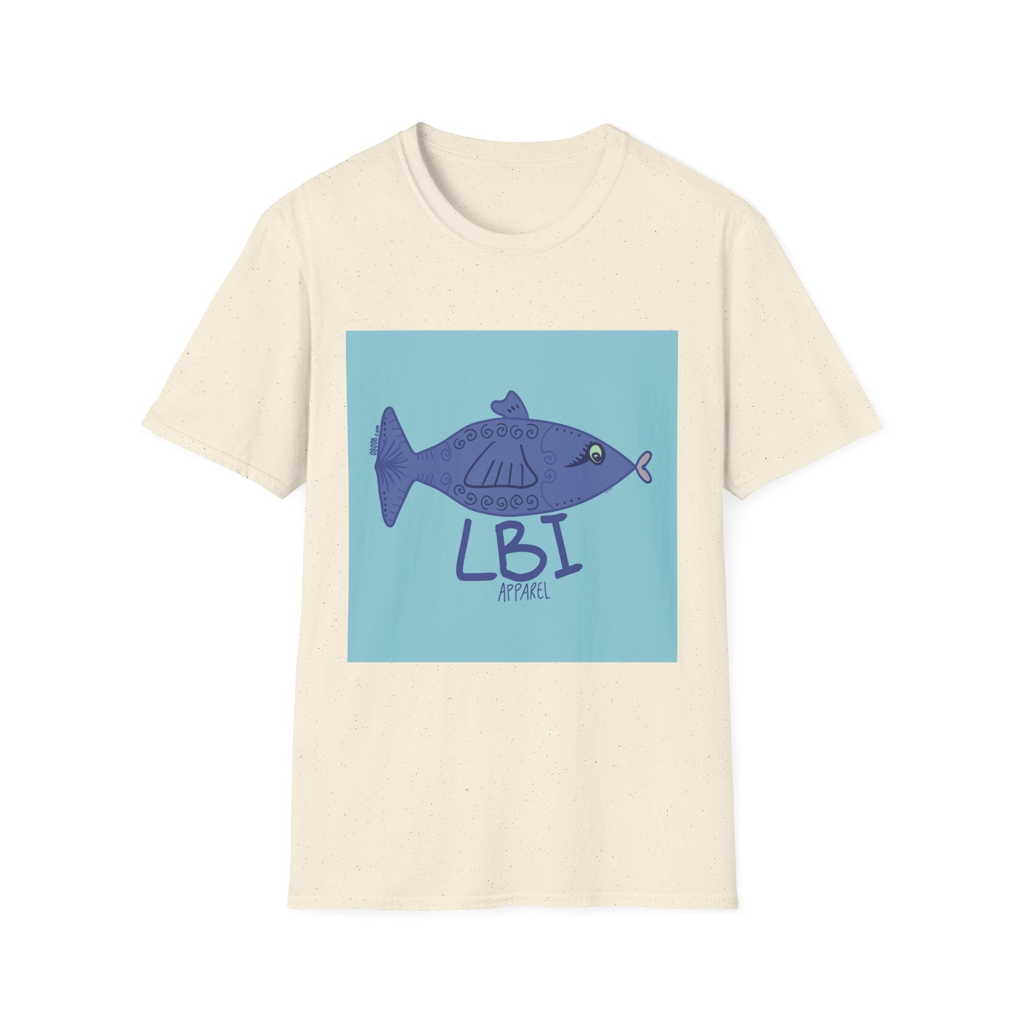 LBI Apparel T-Shirt — Beachy Fish Graphic Tee (a)
