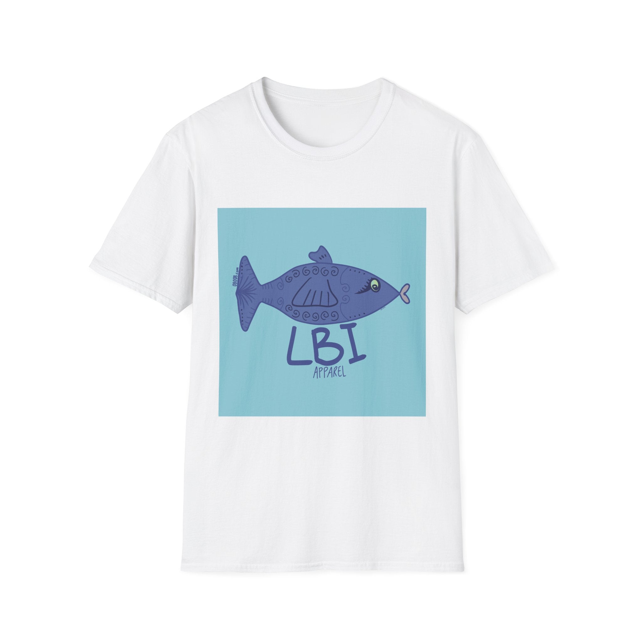LBI Apparel T-Shirt — Beachy Fish Graphic Tee (a)
