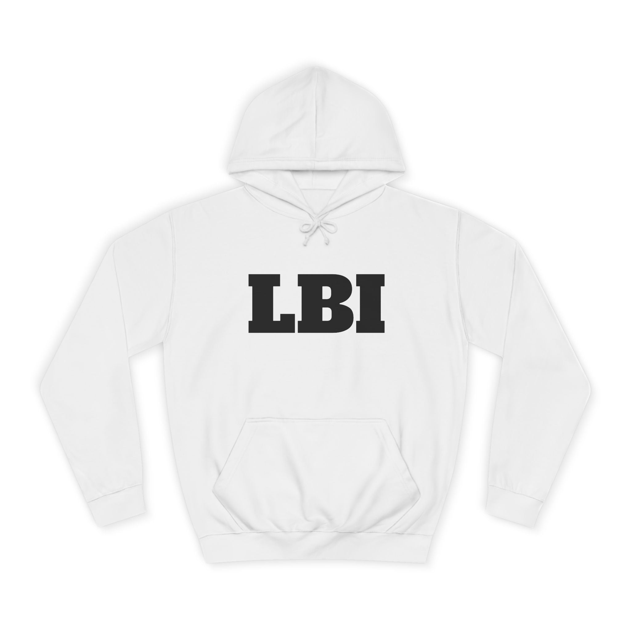 LBI College Hoodie — Classic Campus Lettering Pullover