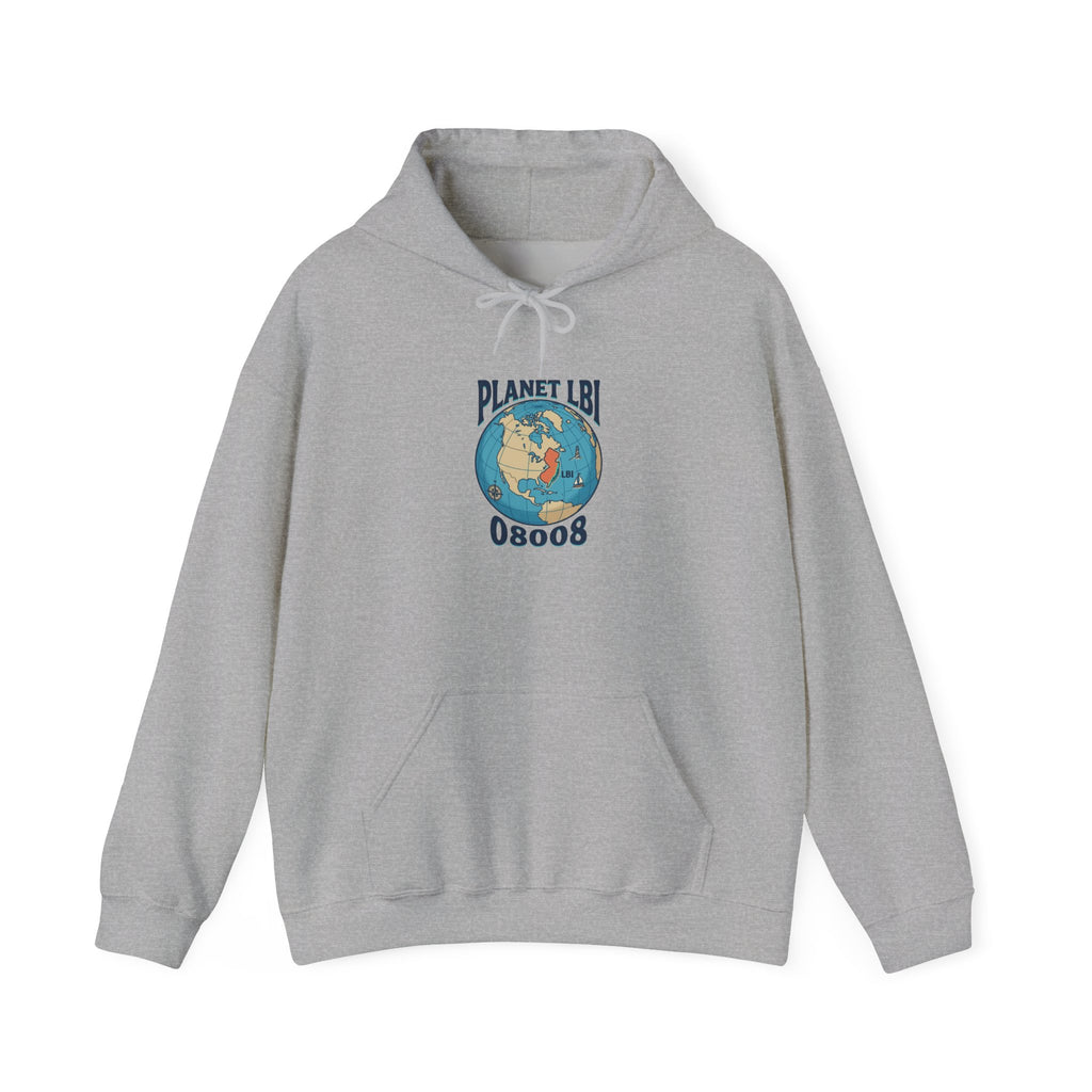 Planet LBI Hoodie with 08008 NJ