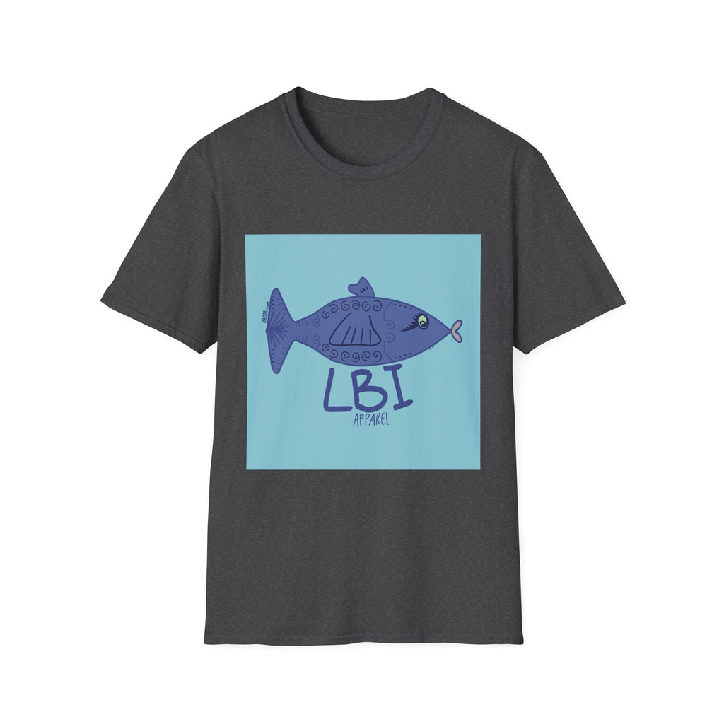 LBI Apparel T-Shirt — Beachy Fish Graphic Tee (a)