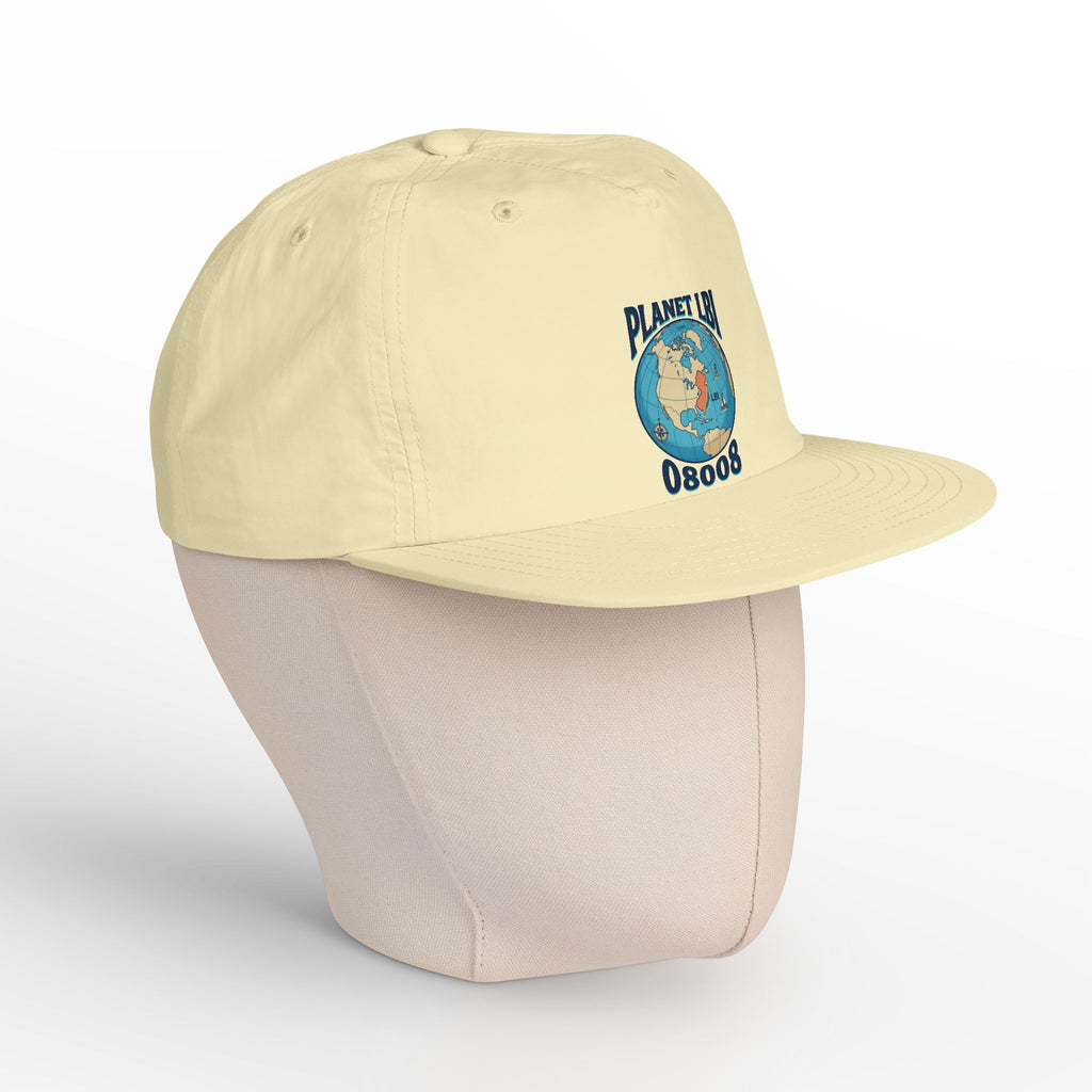 Planet LBI 08008 NJ Embroidered Globe Baseball Hat